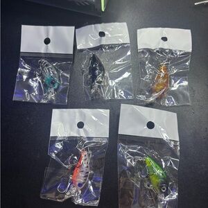 Assorted Men’s Fishing Lure Keychain - Multi-Color